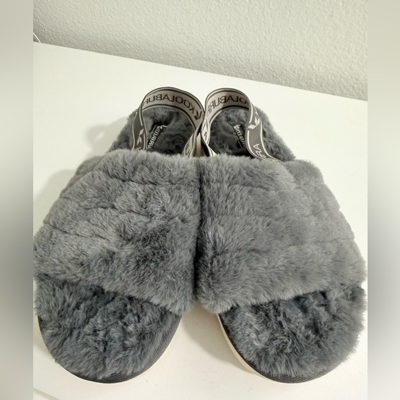 Koolaburra Shoes - Kolaburra By Ugg Fuzz women size 8 Gray Plush Women's Slippers